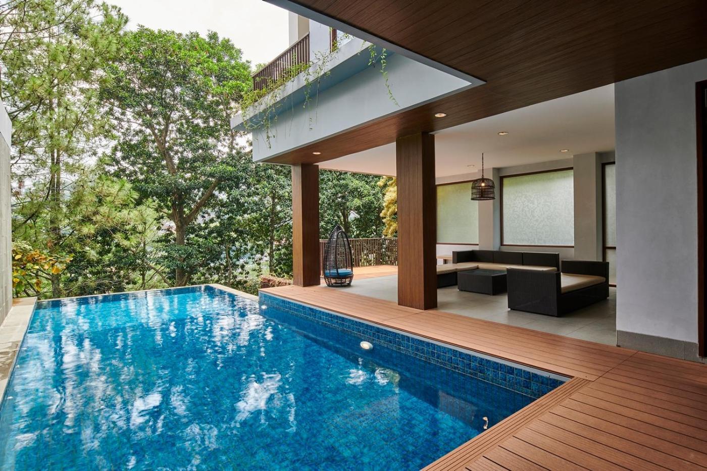 Asmaya Hill View Villa 7 Bedrooms With A Private Swimming Pool Bandung Zewnętrze zdjęcie